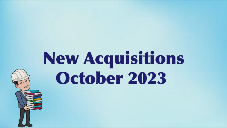 New Acquisitions October 2023